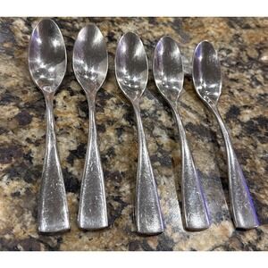Wedgwood Reflections Teaspoon Spoons Stainless Steel Flatware Set Of‎ 5